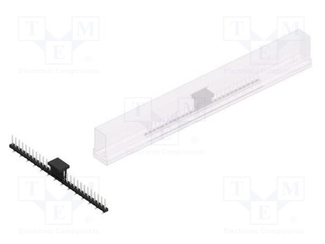 Connector: pin strips; pin header; male; PIN: 28; 2mm; SMT; 1x28