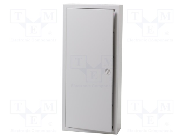 Enclosure: for modular components; IP30; light grey; steel; IK08