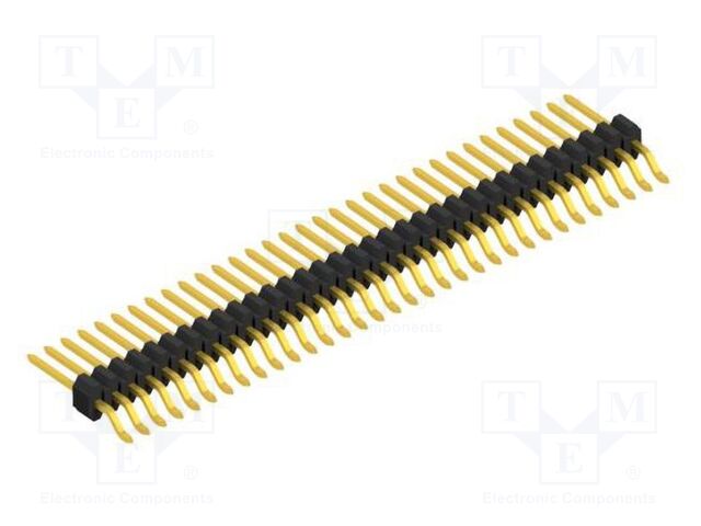 Connector: pin strips; pin header; male; PIN: 33; 1.27mm; SMT; 1x33