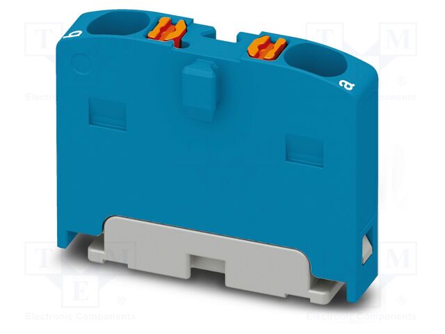 Splice terminal: rail; 17.5A; 450V; push-in; PA; L: 17.7mm; W: 4.2mm