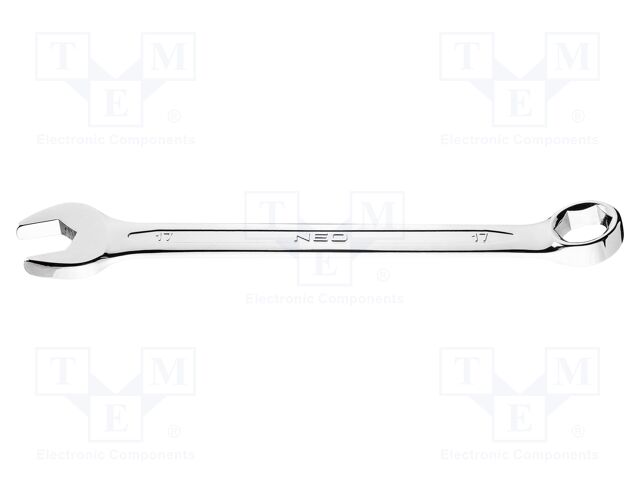 Wrench; 6-angles,combination spanner; 17mm; L: 210mm