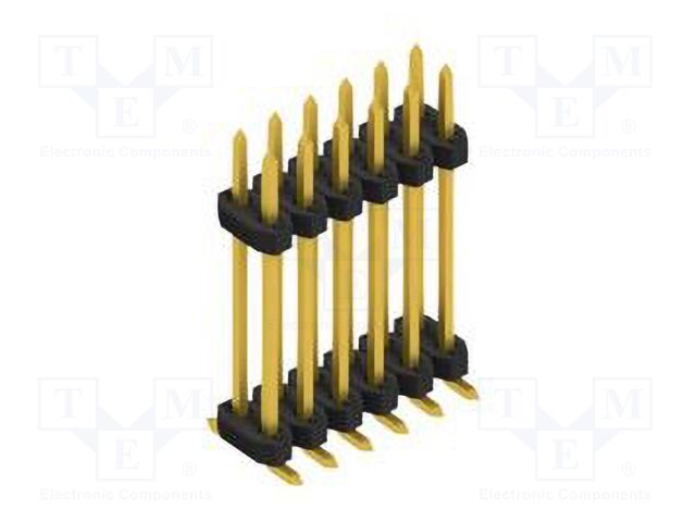 Connector: pin strips; pin header; male; PIN: 12; 2mm; SMT; 2x6; 100V
