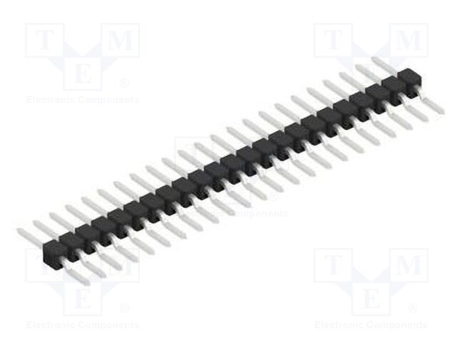 Connector: pin strips; pin header; male; PIN: 23; 2.54mm; SMT; 1x23