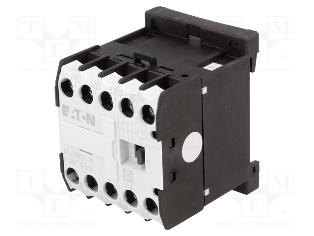 Contactor: 3-pole; NO x3; Auxiliary contacts: NO; 24VAC; 12A; DIN