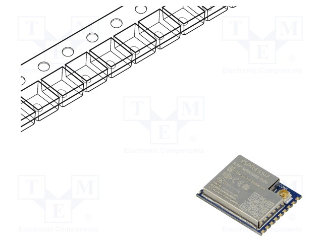 Module: WiFi; FTP,HTTP,IEEE 802.11b/g/n,IPv4,TCP,UDP; SMD; IPEX