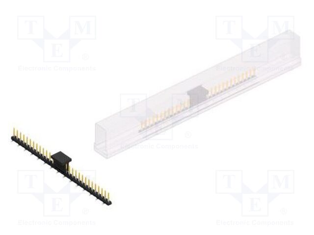 Connector: pin strips; pin header; male; PIN: 30; 2mm; SMT; 1x30