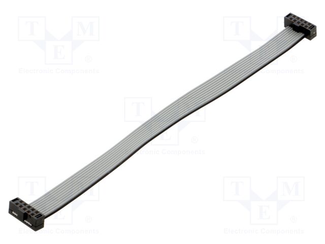 Ribbon cable with IDC connectors; IDC,both sides; Tape ph: 1mm