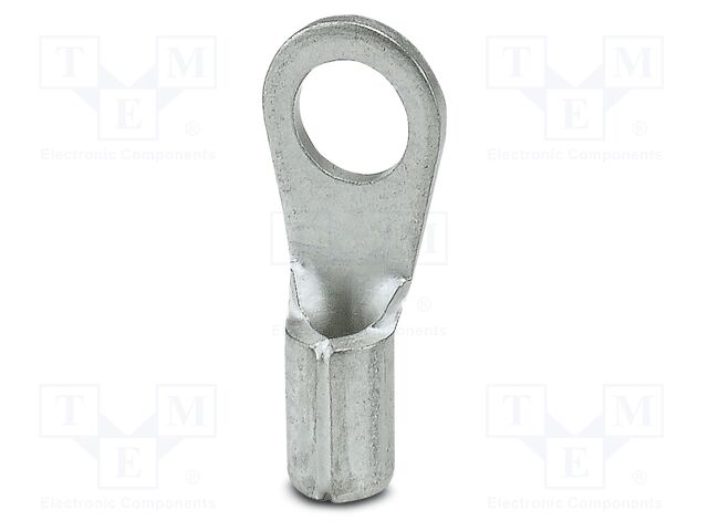 Non-insulated; Body: silver; Tip: ring