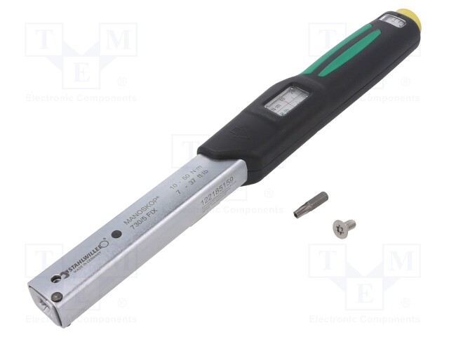 Wrench; dynamometric; 330mm; 10÷50Nm; Mounting: 9x12; Size: 5