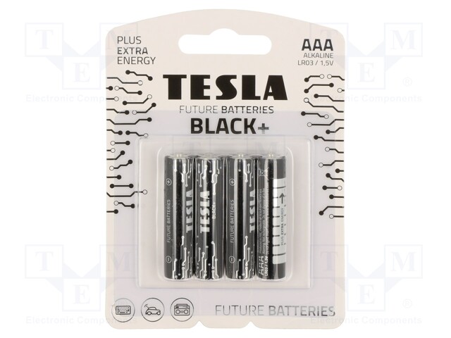 Battery: alkaline; 1.5V; AAA; non-rechargeable; Ø10.5x44.5mm