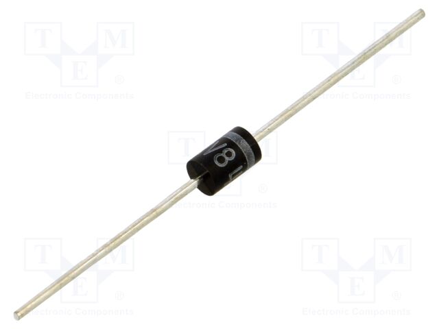 Diode: rectifying; THT; 800V; 1.7A; Ifsm: 60A; AX10 (Ø4.4x7mm)