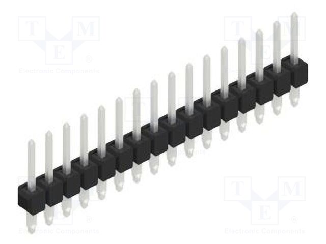 Connector: pin strips; pin header; male; PIN: 16; 2.54mm; THT; 1x16