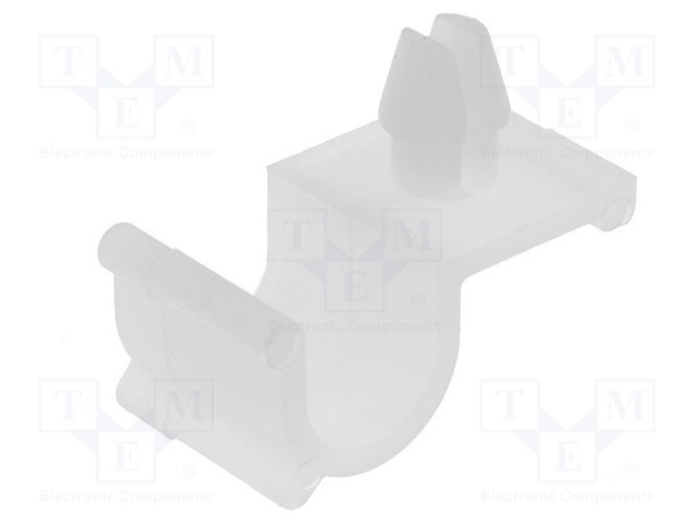 Snap handle; polyamide; natural; Mounting hole: Ø3.18mm
