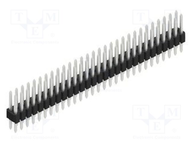 Connector: pin strips; pin header; male; PIN: 58; 1.27mm; THT; 2x29