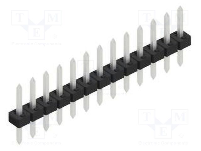 Connector: pin strips; pin header; male; PIN: 13; 2mm; THT; 1x13