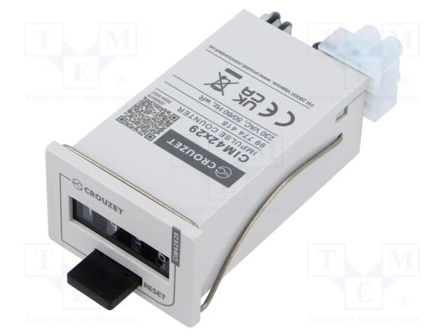 Counter: electromechanical; mechanical indicator; pulses; 99999