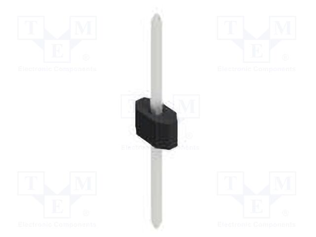 Connector: pin strips; pin header; male; PIN: 1; 1.27mm; THT; 1x1