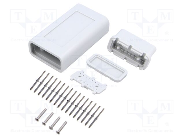 Enclosure: OBD; X: 47.4mm; Y: 94.6mm; Z: 23.45mm; ABS; 24VDC