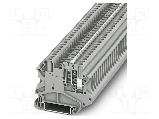 Splice terminal: rail; UT; PA; terminals: 2; W: 6.2mm; H: 57.8mm