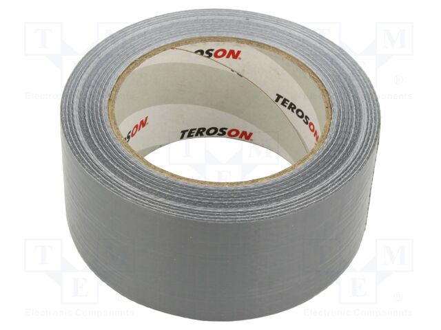 Tape: duct; W: 48mm; L: 50m; Thk: 0.226mm; silver; synthetic rubber