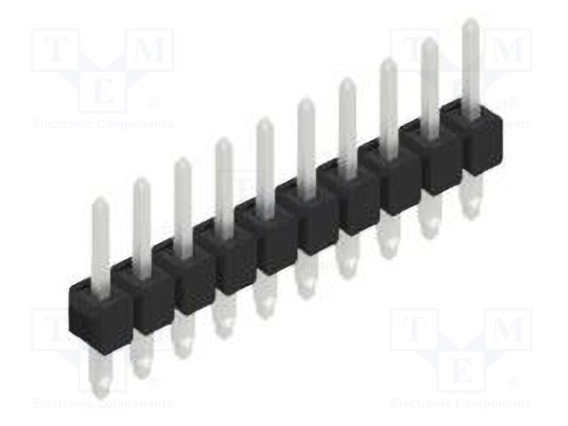 Connector: pin strips; pin header; male; PIN: 10; 2.54mm; THT; 1x10