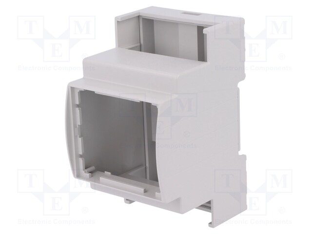 Enclosure: for DIN rail mounting; Y: 90mm; X: 53.5mm; Z: 53mm; ABS