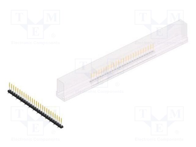 Connector: pin strips; pin header; male; PIN: 26; 2mm; SMT; 1x26
