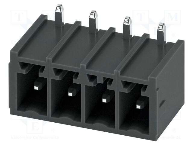 PCB headers, nominal cross section: 1.5 mm2, color: black, n
