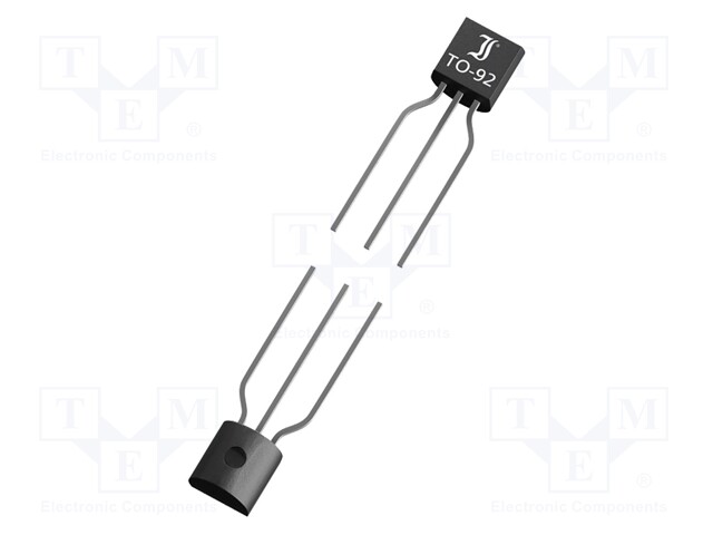 Transistor: NPN; bipolar; 65V; 0.1A; 500mW; TO92