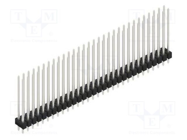 Connector: pin strips; pin header; male; PIN: 60; 2.54mm; THT; 2x30