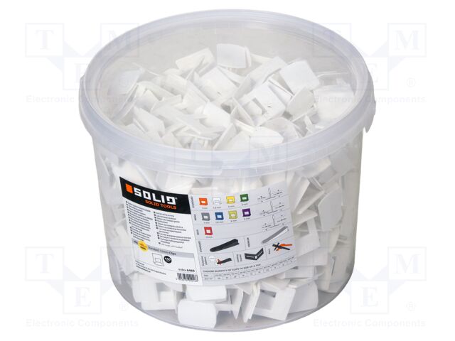 Clip; 1.5mm; the tile leveling system; standard; bucket; 440pcs.