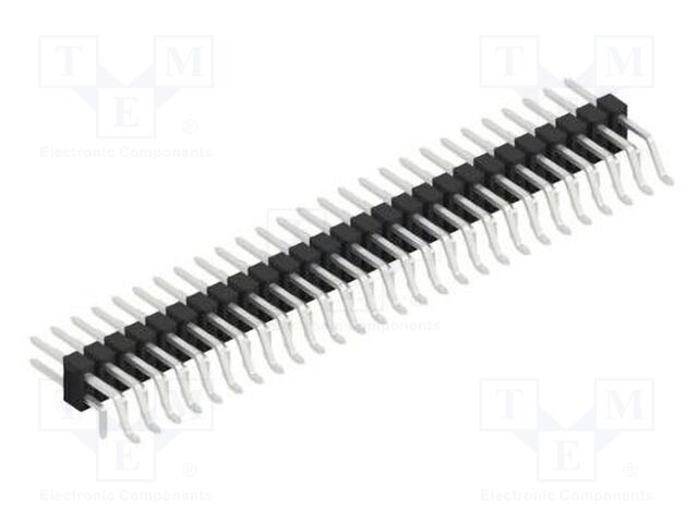 Connector: pin strips; pin header; male; PIN: 54; 2.54mm; SMT,THT