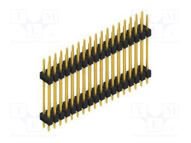 Connector: pin strips; pin header; male; PIN: 36; 2.54mm; THT; 2x18