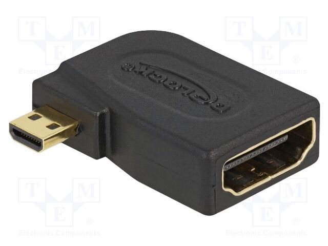 Adapter; HDMI socket,micro HDMI plug; High Speed + Ethernet