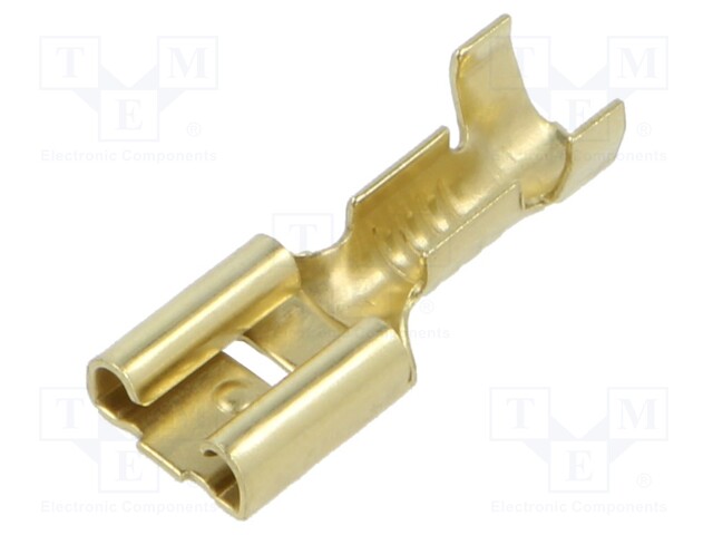 Terminal: flat; 6.3mm; 0.8mm; female; 1÷2.5mm2; crimped; for cable