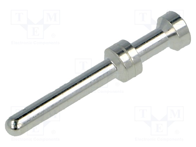 Contact; male; 1mm2; 18AWG; Han E High Temp; silver plated; 16A