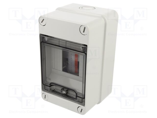 Enclosure: for modular components; IP55; wall mount; white; 40 CD