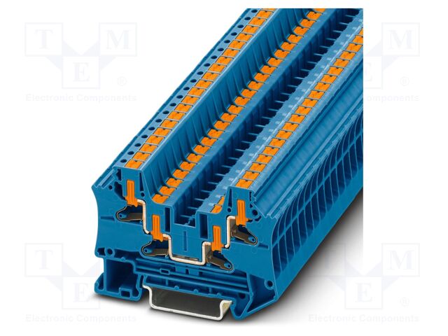 Splice terminal: rail; PTV; 41A; 1kV; push-in; L: 57.6mm; 0.5÷10mm2