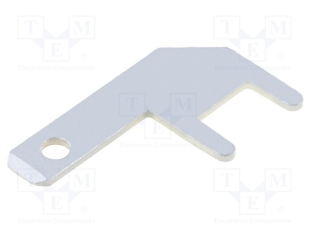 Terminal: flat; 2.8mm; 0.5mm; male; THT; Overall len: 13.5mm