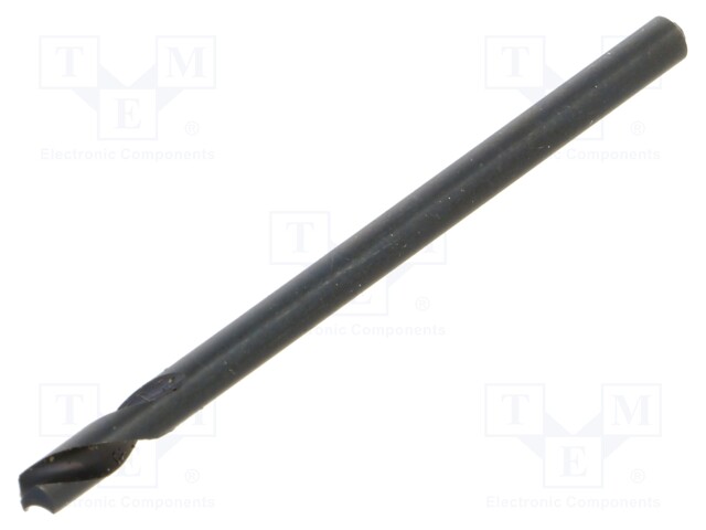 Drill bit; for metal; Ø: 2.5mm; L: 43mm; bulk,industrial; HSS SUPER