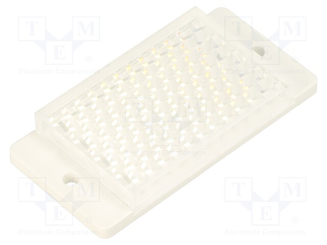 Reflector; 32.5x65x8mm; -20÷60°C; fixing 2 x M3,5; IP69K