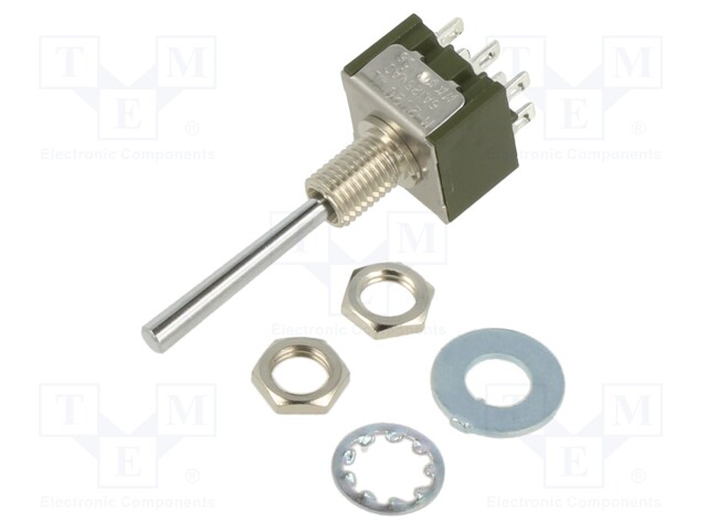 Switch: toggle; Pos: 3; SP3T; ON-ON-ON; 3A/250VAC; 3A/30VDC