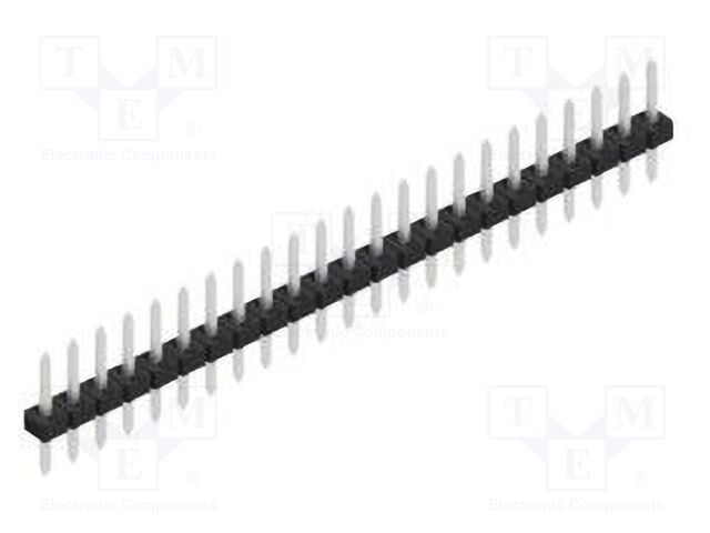 Connector: pin strips; pin header; male; PIN: 23; 2mm; THT; 1x23
