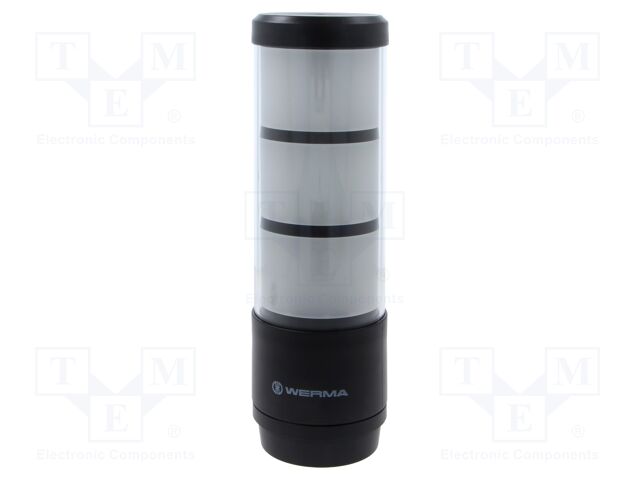 Signalling column; red/yellow/green; LED; 24VDC; IP66,IP69K