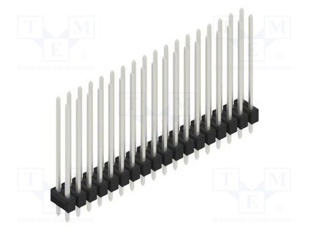 Connector: pin strips; pin header; male; PIN: 36; 2.54mm; THT; 2x18