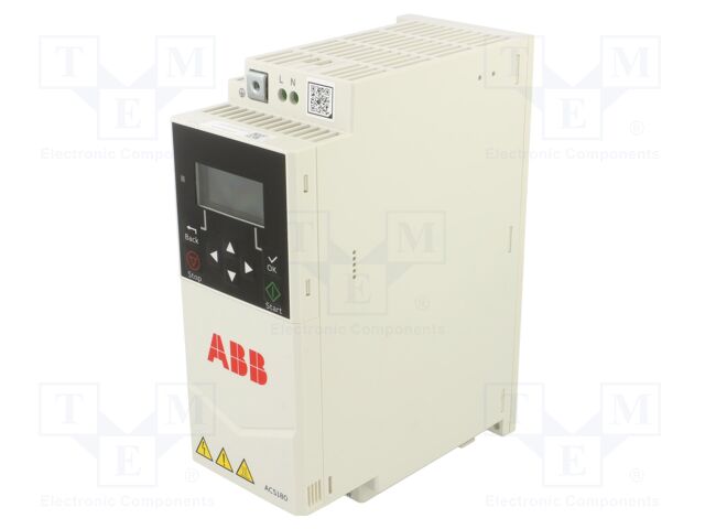 Vector inverter; Max motor power: 1.5kW; Usup: 200÷240VAC; 7.8A