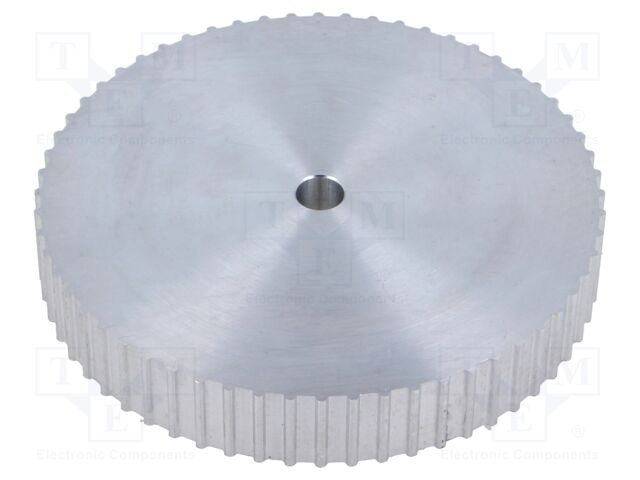 Belt pulley; AT5; W: 10mm; whell width: 21mm; Ø: 94.25mm; aluminium