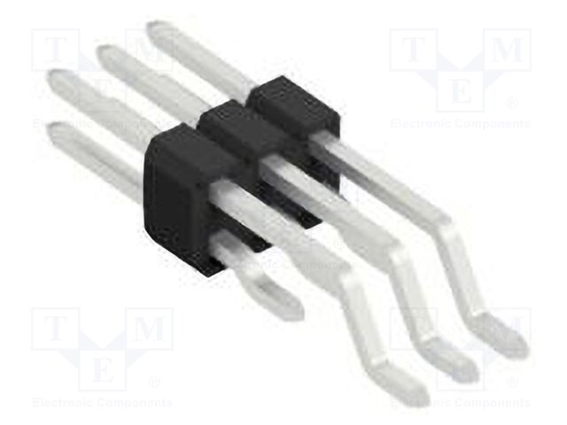 Connector: pin strips; pin header; male; PIN: 6; 1.27mm; SMT; 2x3