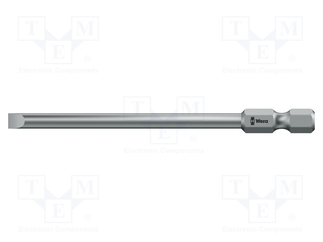 Screwdriver bit; slot; 4,5x0,6mm; Overall len: 89mm