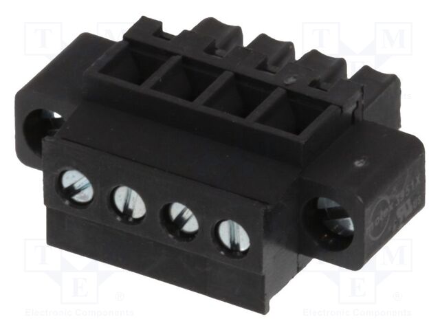 Pluggable terminal block